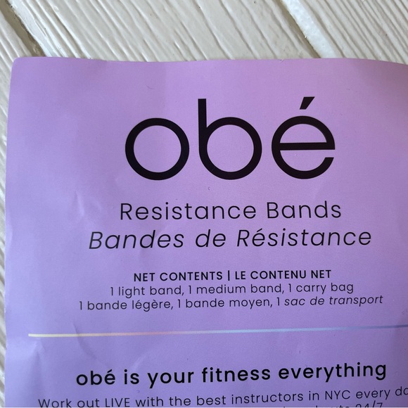Obe Fitness Workout Bands - Picture 2 of 4